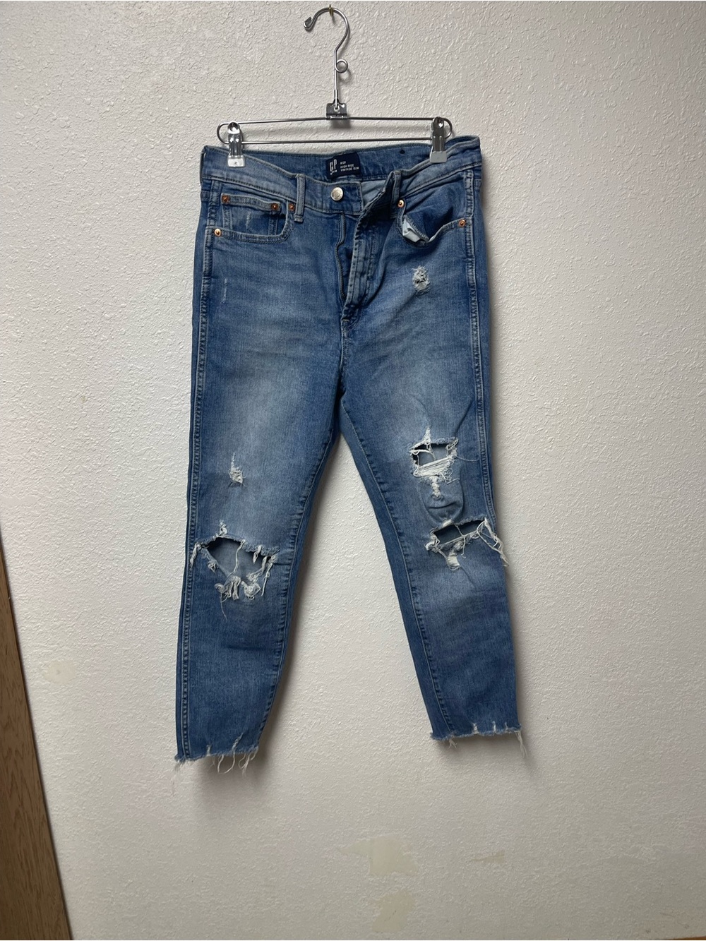 GAP Light Blue High-Rise Vintage Slim Jeans